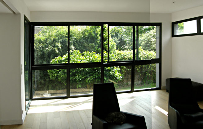 Carole Groulet Architecte - extension-bois-métal-bardage-gris - Alt