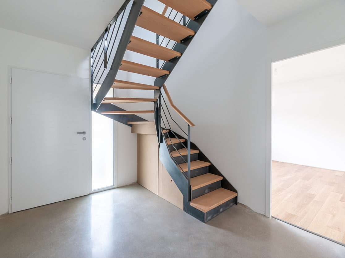 Carole Groulet Architecte – Construction d’une maison individuelle en brique et en ossature bois